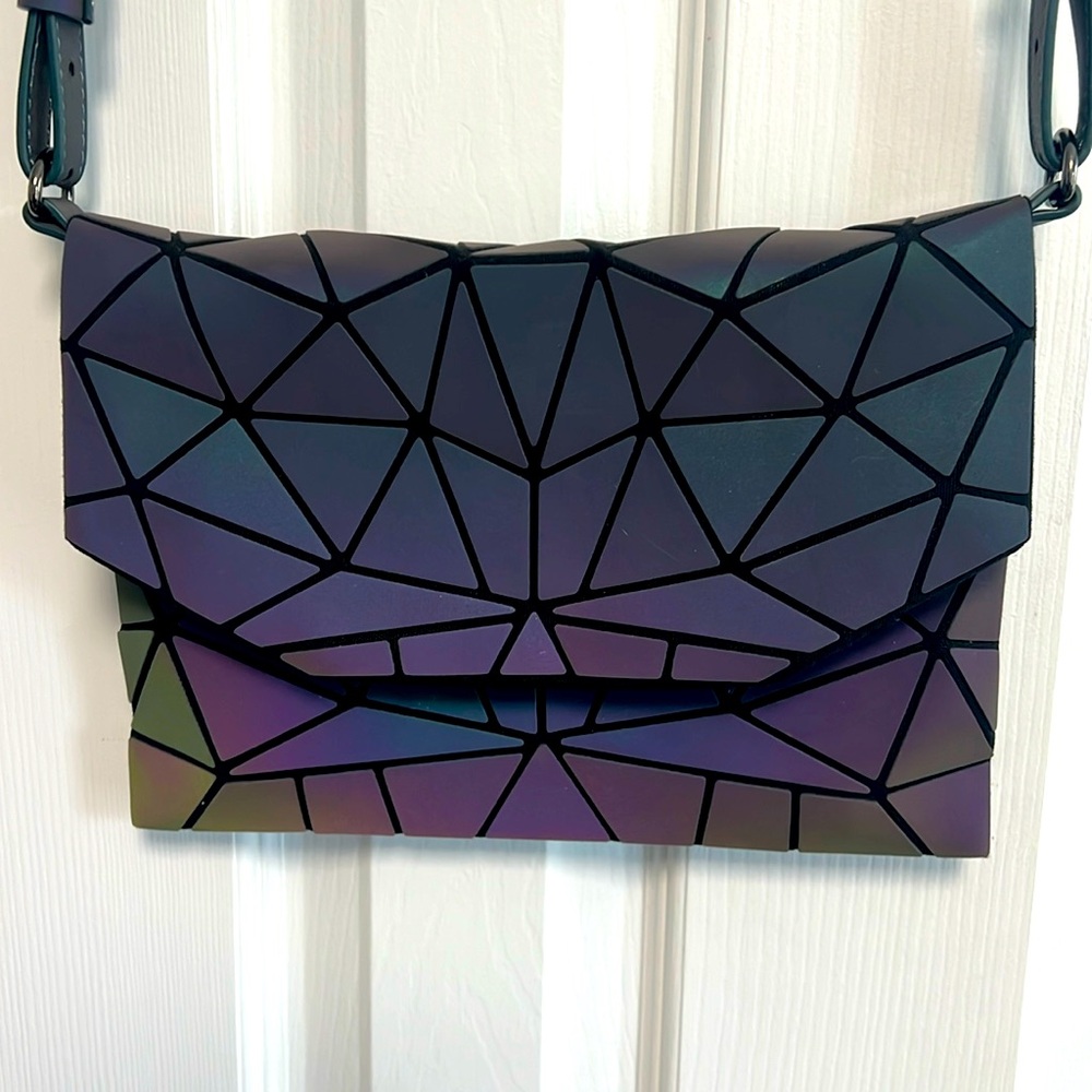 Iridescent crossbody bag